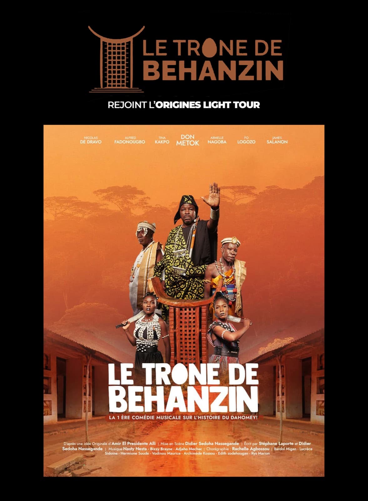 Affiche du Trône de Béhanzin